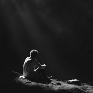 HE SAT WITH ME WHILE I WAS BROKEN